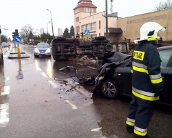 wypadek 2aut przy strażnicy zd2