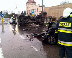 wypadek 2aut przy strażnicy zd1